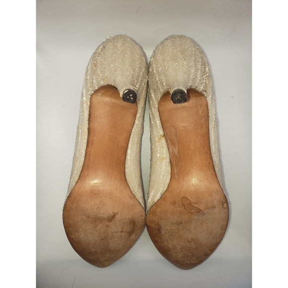 Benny's Creation Vintage Beaded Heels - Picture 7 of 7